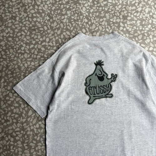 STUSSY / 90′s Mr.Blob Design T-shirt sizeL 黒タグ