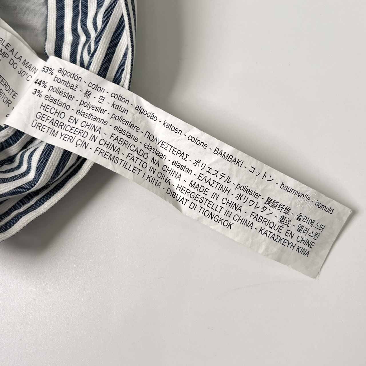 ZARA MAN ザラマン ストライプ ハーフパンツ ショートパンツ EUR44 /ブルー×ホワイト メンズ