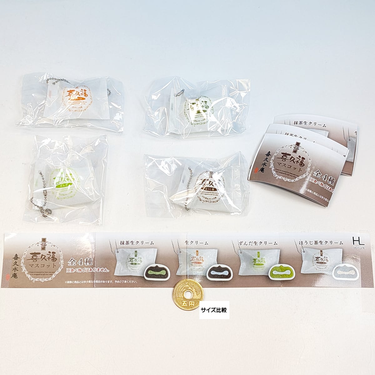 喜久水庵 喜久福マスコット ホットライン 【全4種フルコンプセット