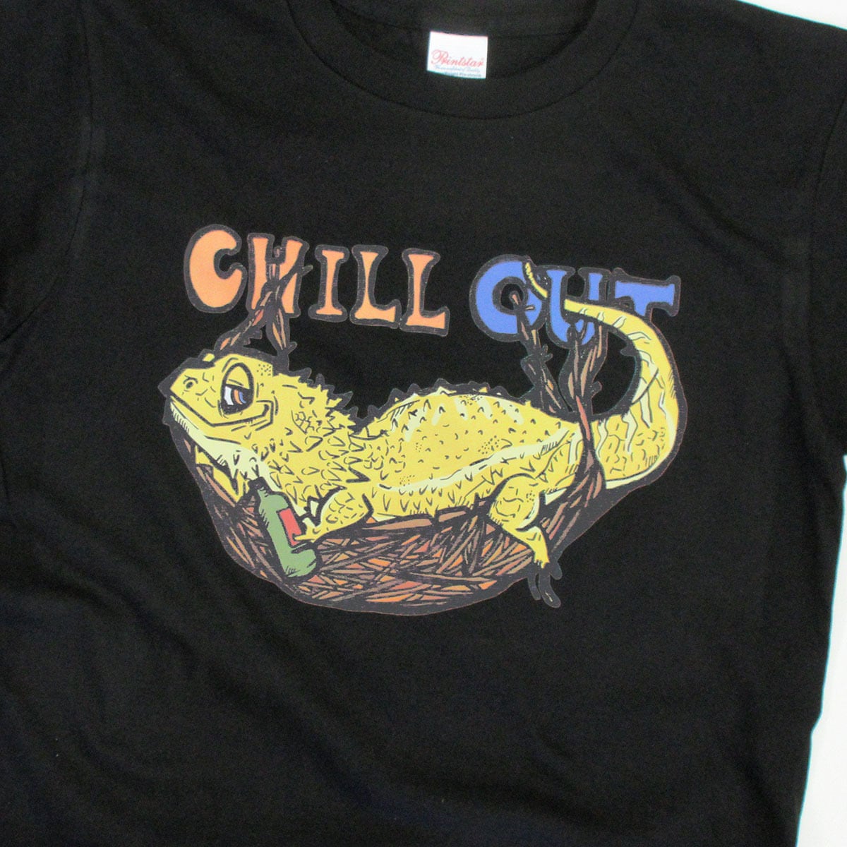 ハンモック フトアゴヒゲトカゲ 爬虫類 Tシャツ am75