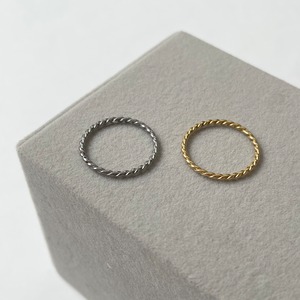 twist ring   　ステンレスリング