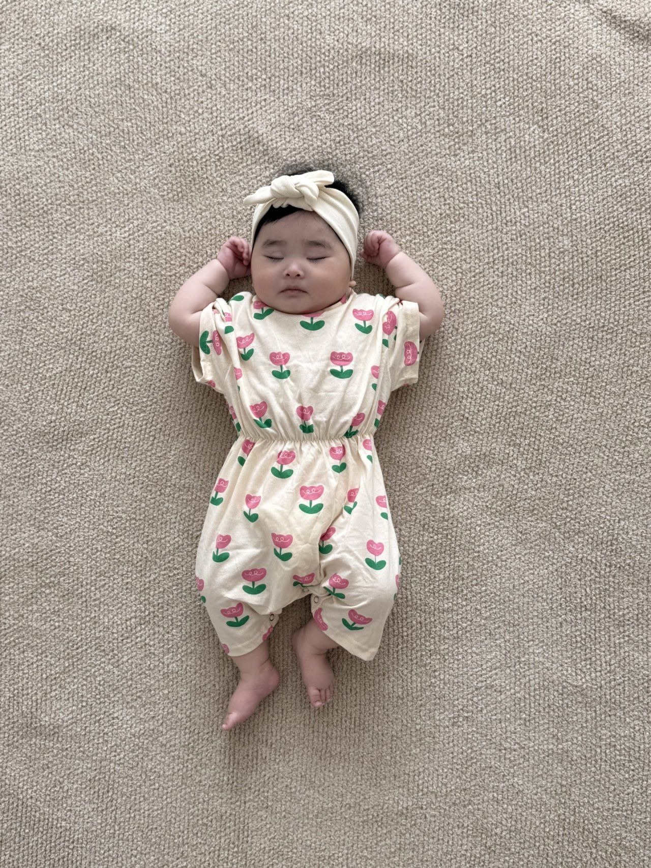 [Moran bebe] Tulip Bodysuit Set-up / [모란] 튤립슈트세트