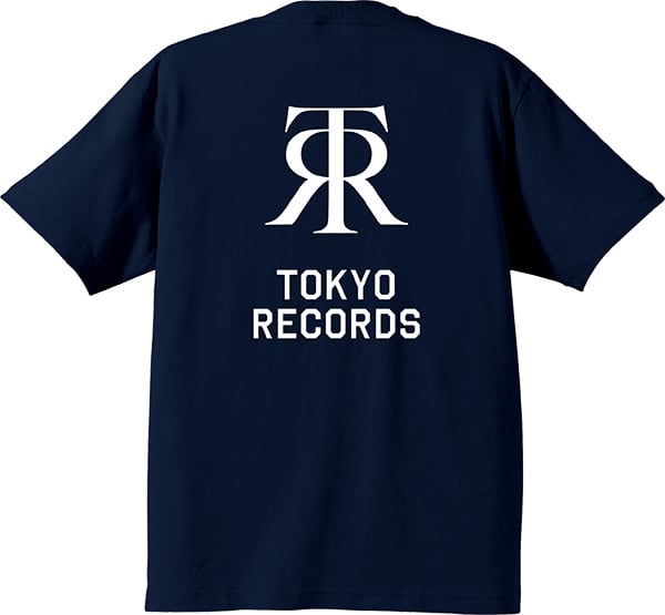 TOKYO RECORDS BP TEE (NAVY x WHT) | TOKYO RECORDS STORE