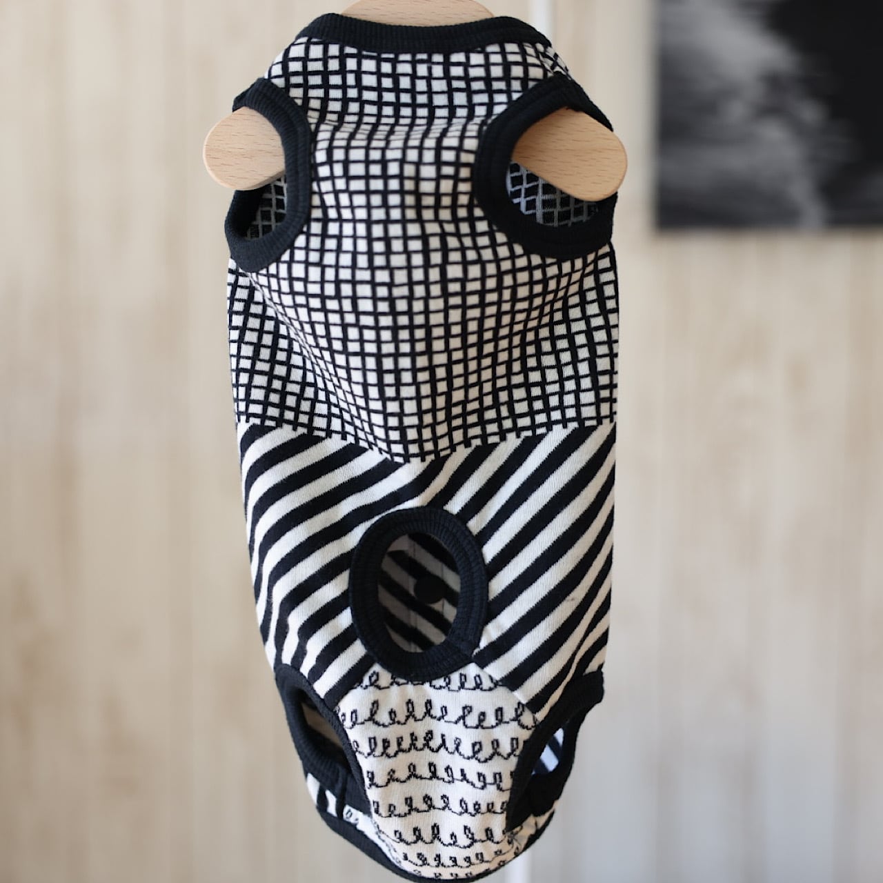 術後服になるロンパース（男のコ）モノトーン | カニンヘンダックスと