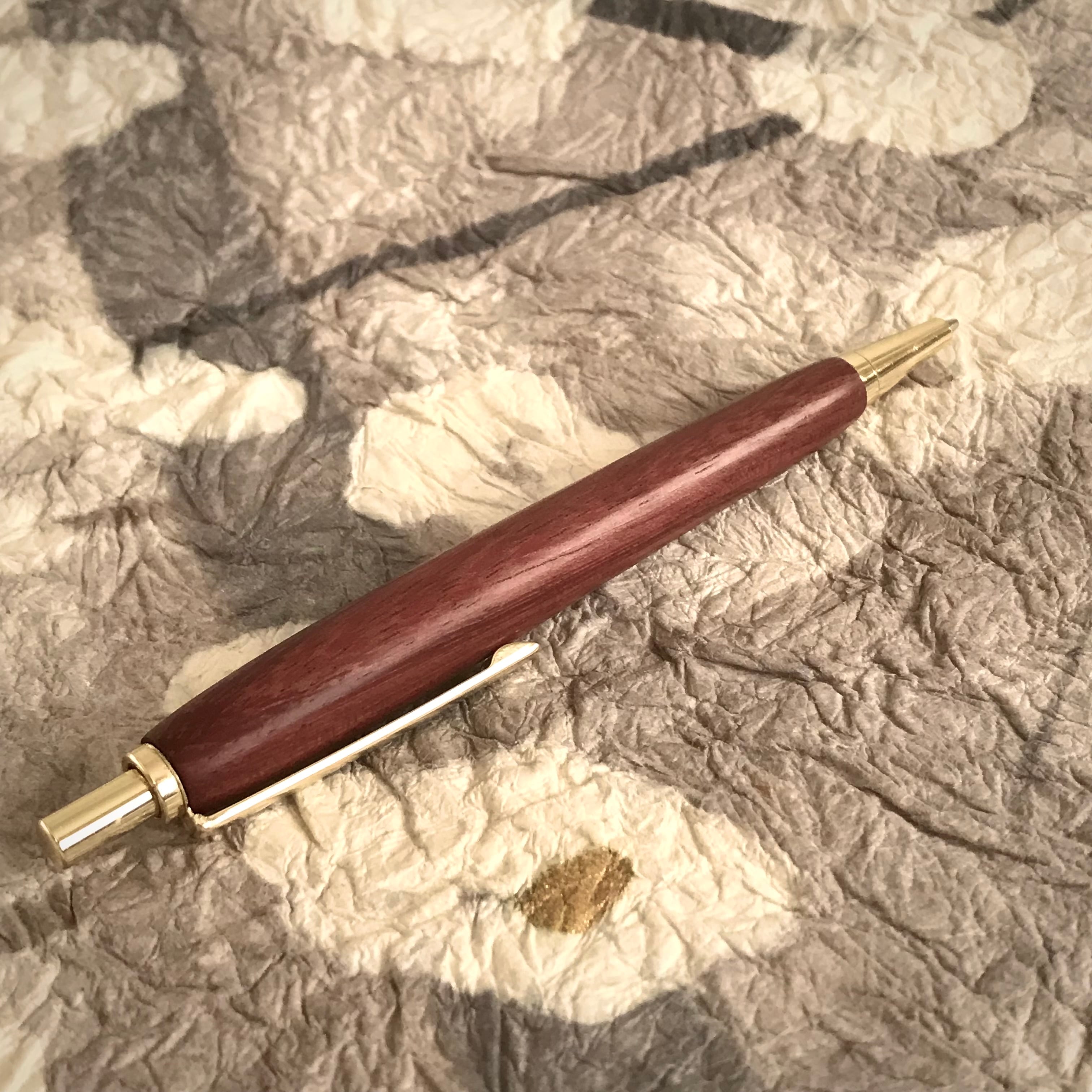 パープルハート オイル＆ワックス 銘木 シャープペンシル MP 木軸