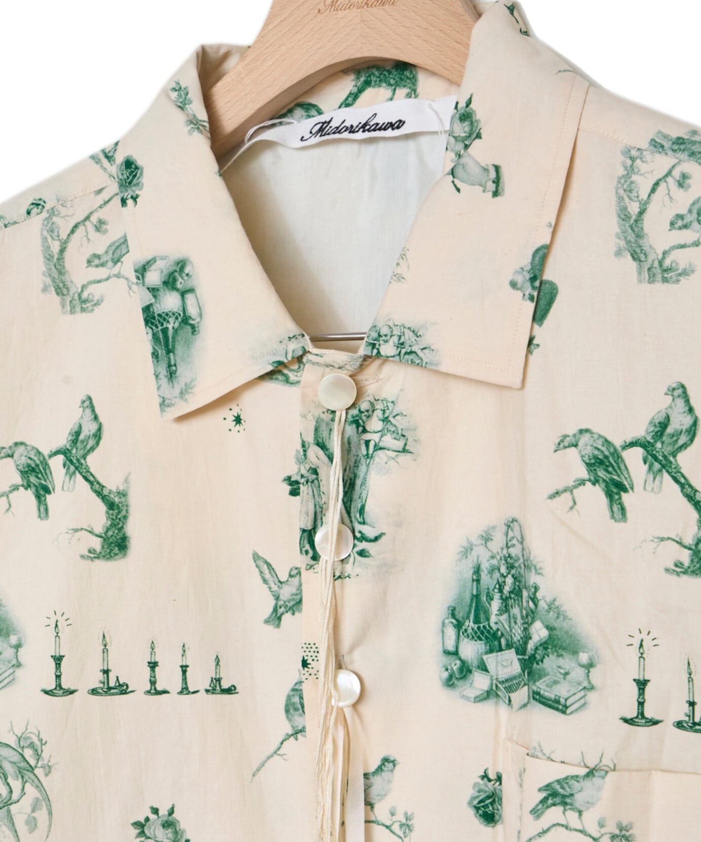 Midorikawa / MID26SS-SH01B LINING SHIRT(CANDLE) | AfterSchool