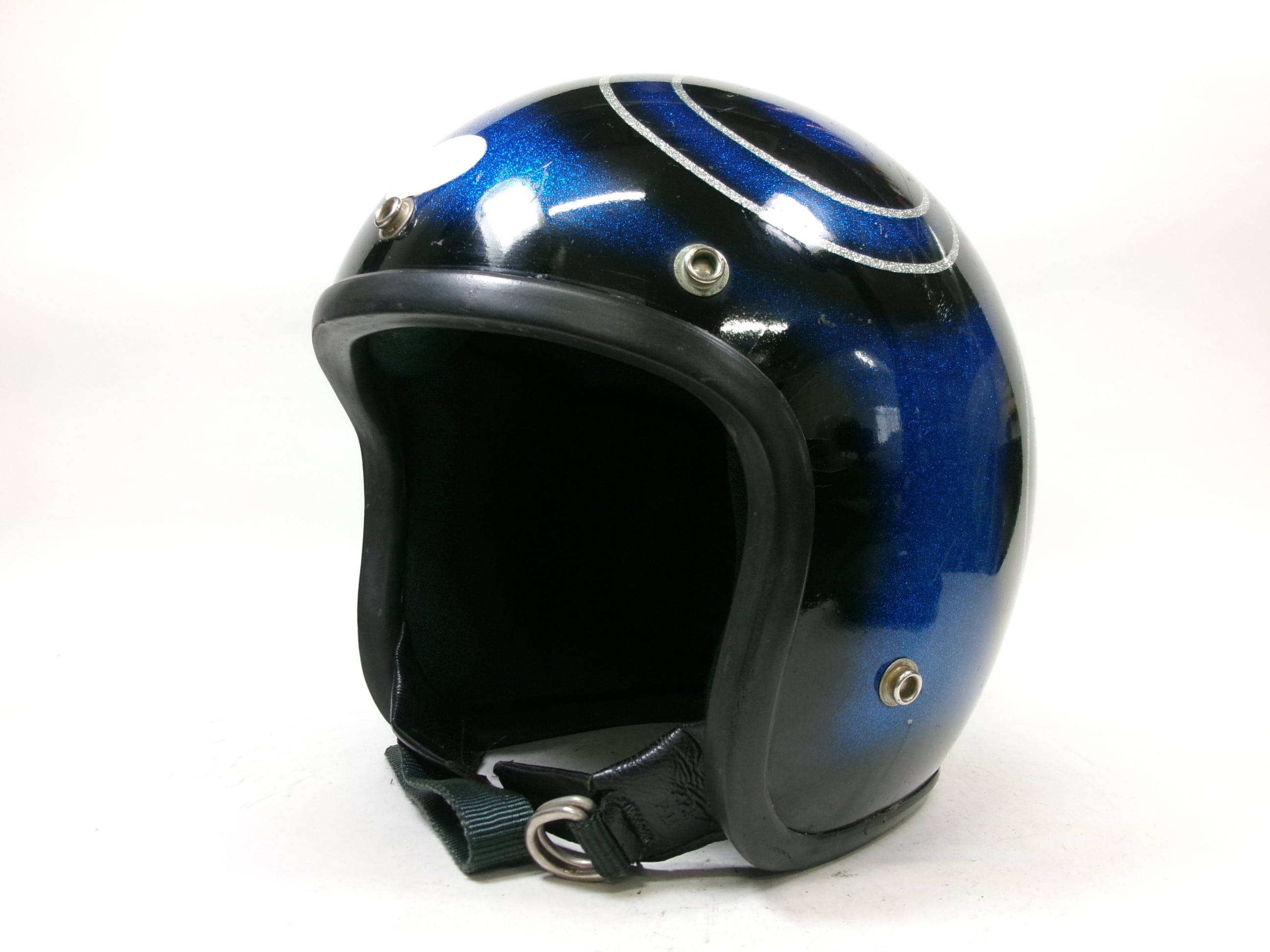 最初期！70s BELL R-T ジェットヘルメット 7 1/8 目深加工済み M