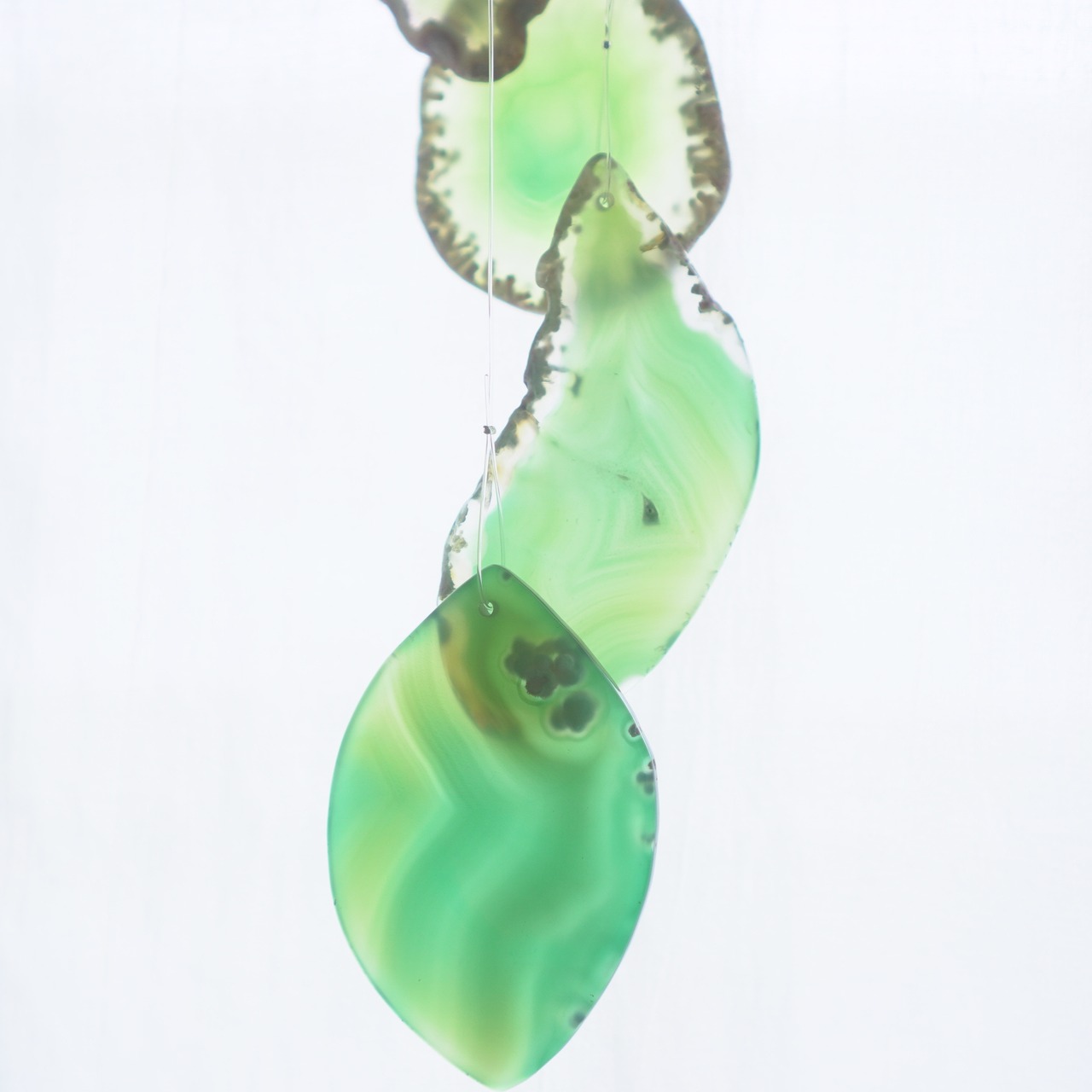 IBUKI - アゲートヒーリングチャイム / Agate Sun Catcher Wind Chime 391