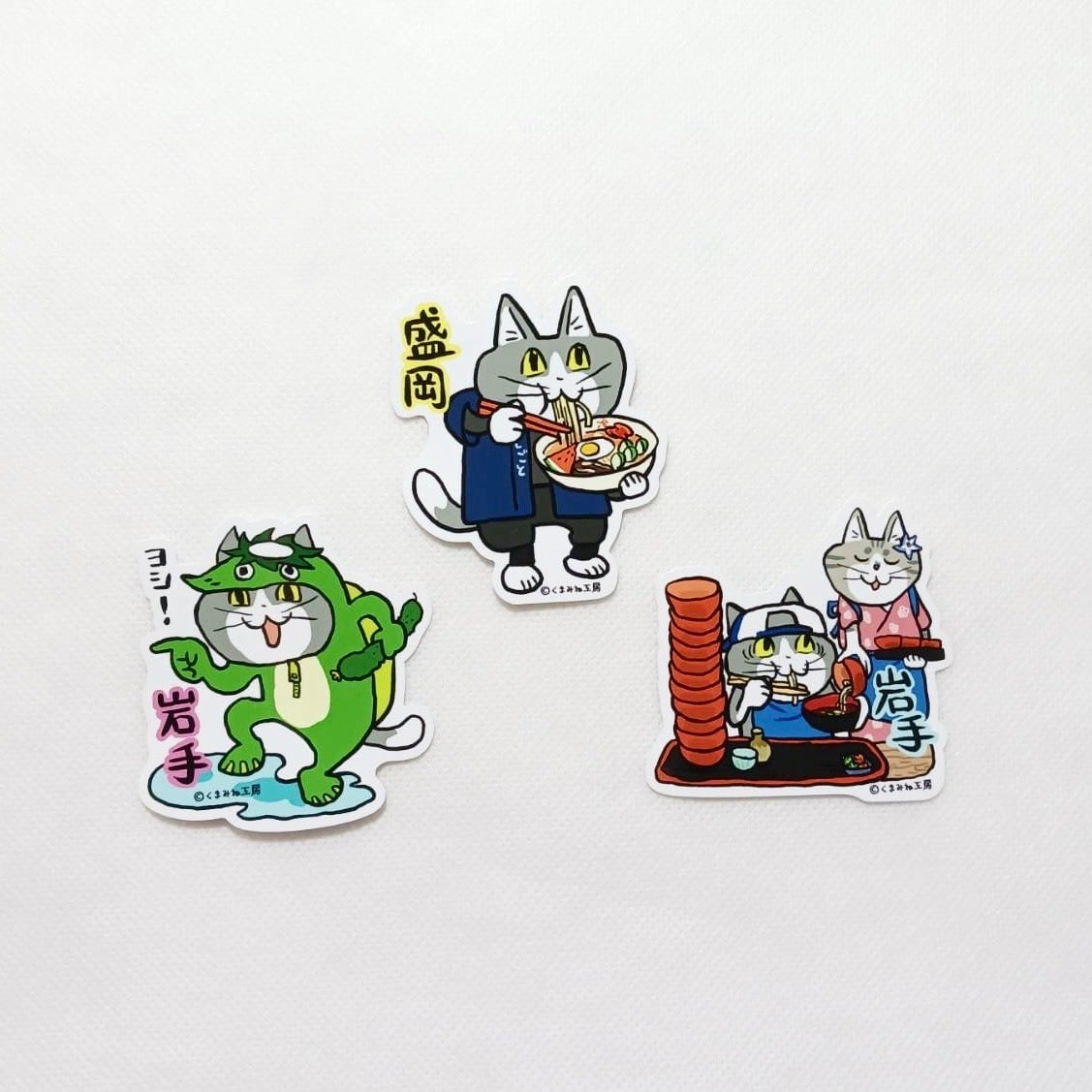 仕事猫岩手 ステッカー | TORCH-Online Shop-