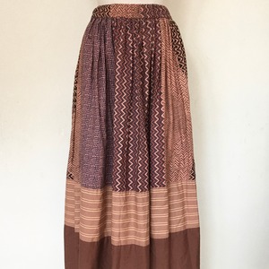 India cotton crazy long skirt