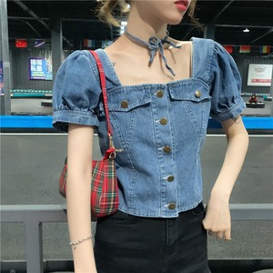 【MumuIns 】夏新作ロープネク付き３点セットアップトップス　A0232