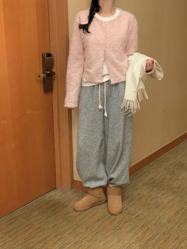 (予約) minit / Pipi fur cardigan 3color