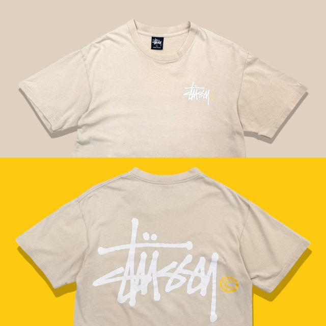 90s stussy Shawn Font logo tee