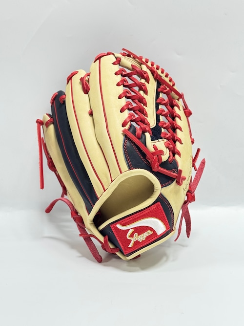 KUBOTA SLUGGERｰ久保田スラッガー　ミチイスポーツオリジナル店舗別注グラブ　軟式グローブ　右投げ用　ST39型　トレンチ×KSブラック 画像
