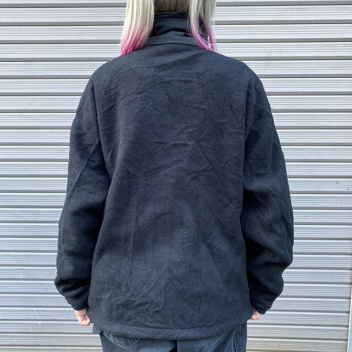 90s-00s コロンビア 刺繍ロゴ フルジップ フリースジャケットドロー 