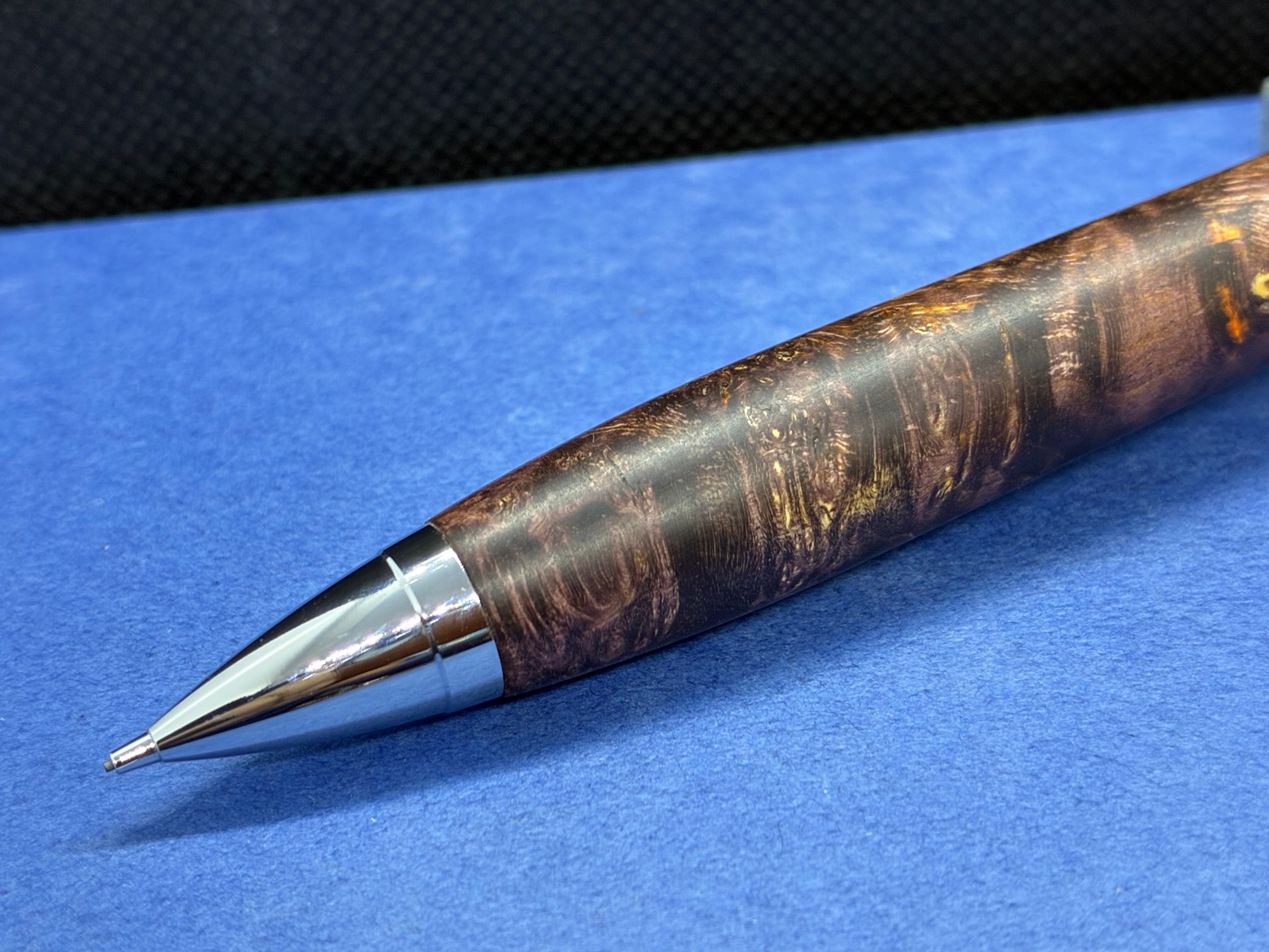 メープルスタビライズドウッド 加藤金属 シャーペン0.5mm | 工房 聖