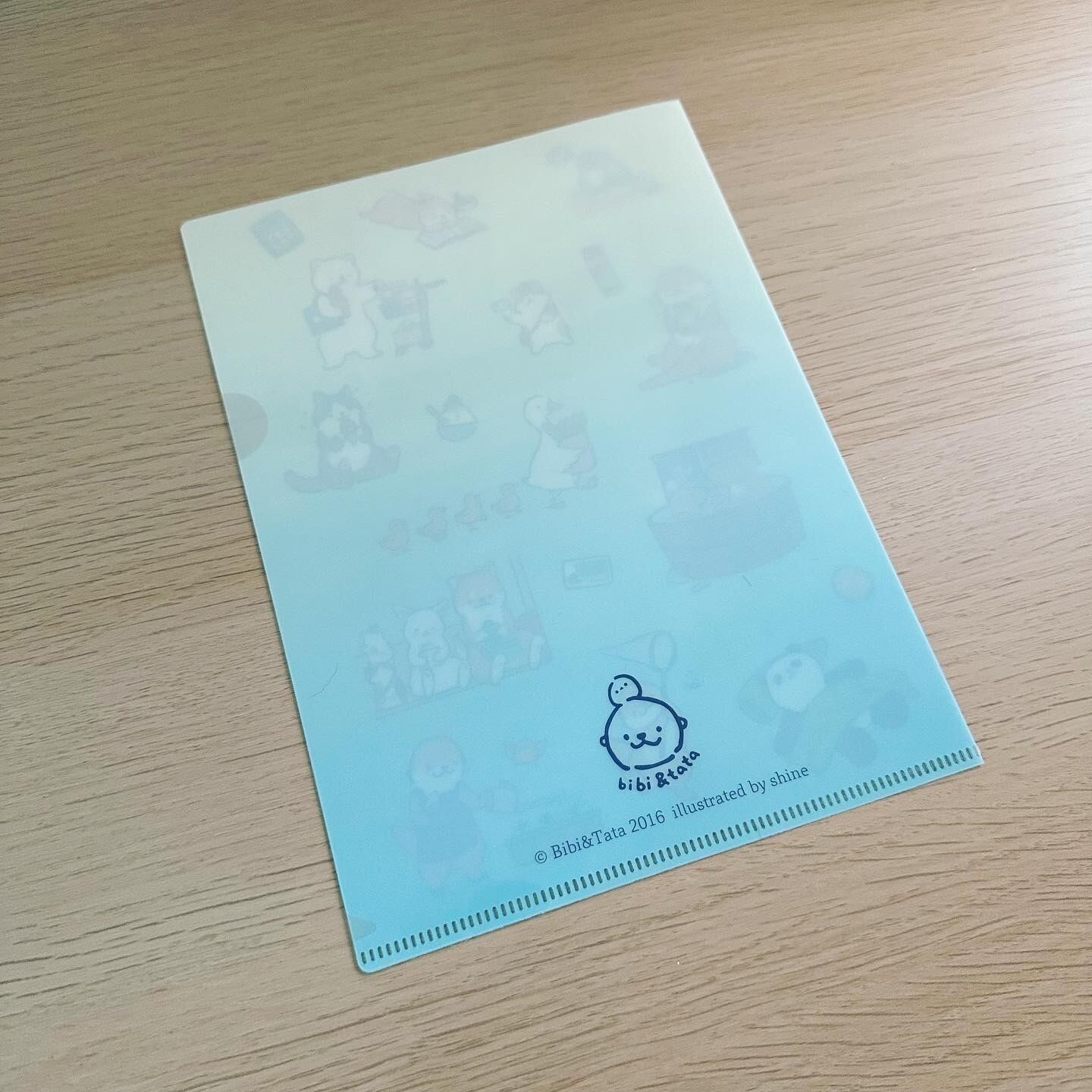 Shineかわいい動物の暮らしA5クリアファイル