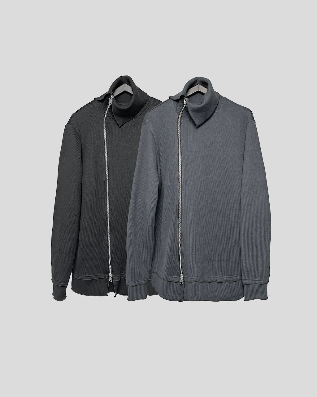 ASKYY / HIGHNECK ZIP UP KNIT / BLK | ASKYY TOKYO FLAGSHIP