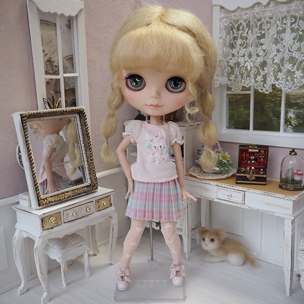 ネオブライス モヘアウィッグ オニオンツーテール ヤンパモリ CG 10インチ/ドール Blythe Pulip | Bonbon rouge  Doll wig shop powered by BASE