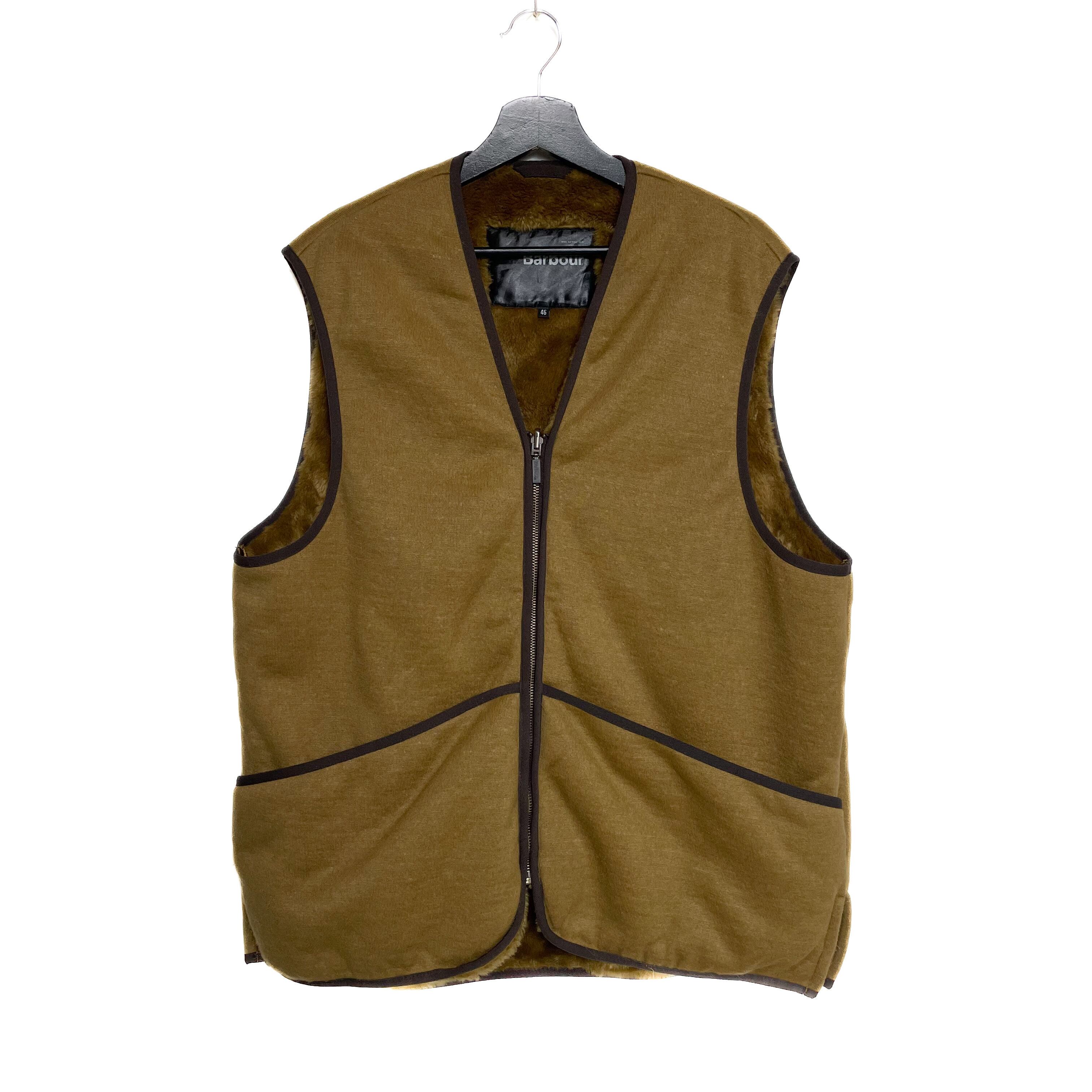 60s ユーロ ヴィンテージ モールスキン 裏地ボア ワークベスト