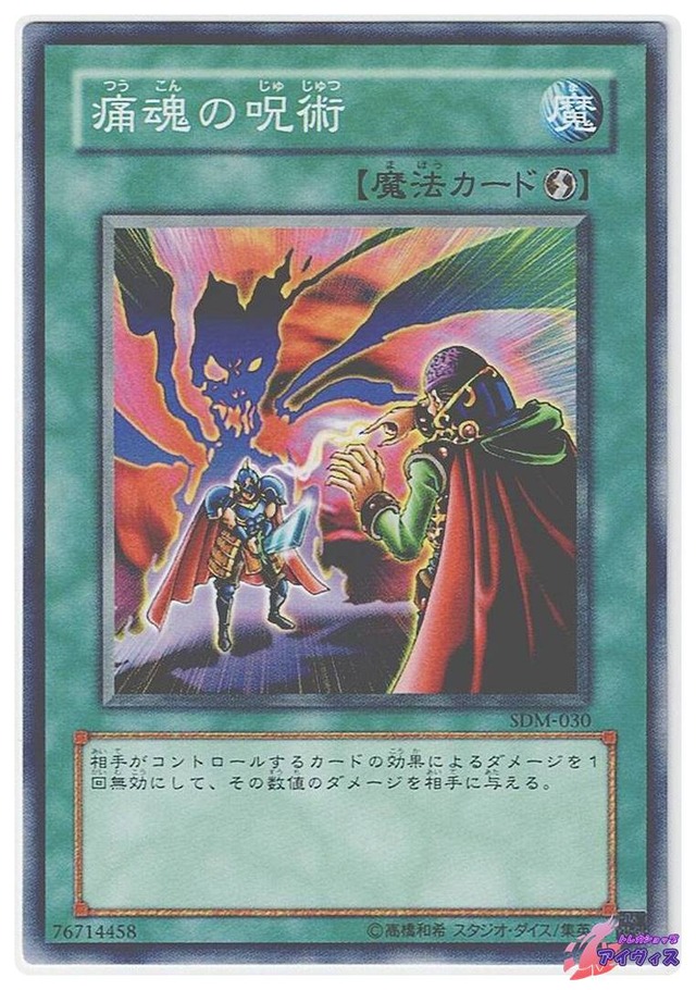 痛魂の呪術　[ノーマル] [ランクB] [SDM-030] [遊戯王]