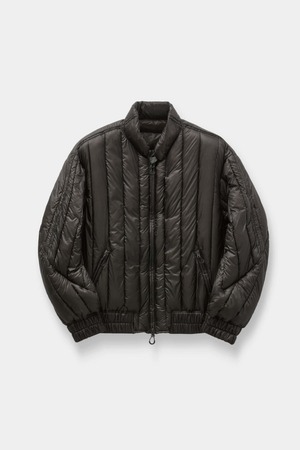 [COOR] Quilted Softshell Shawl Collar Jumper (Grayish Brown) 正規品 韓国ブランド 韓国通販 韓国代行 韓国ファッション クール クーア クアー 日本 店舗