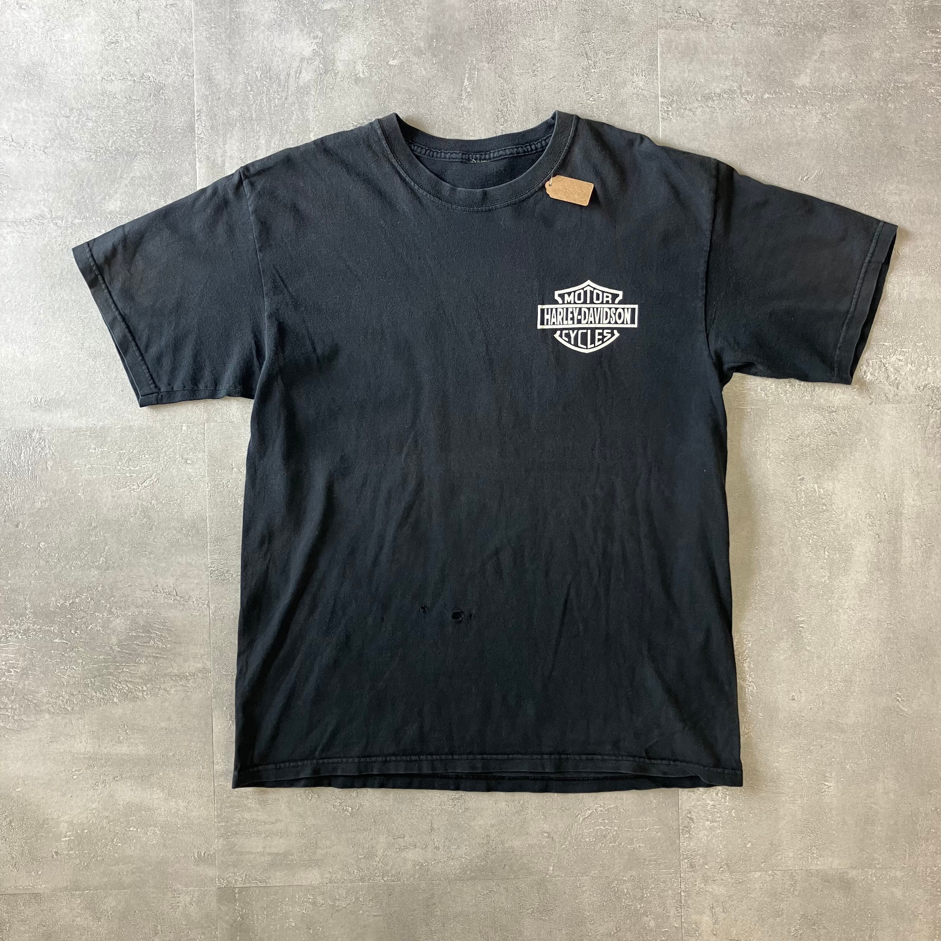 Harley-Davidson ~00s ブラック 両面プリントTee No.2114