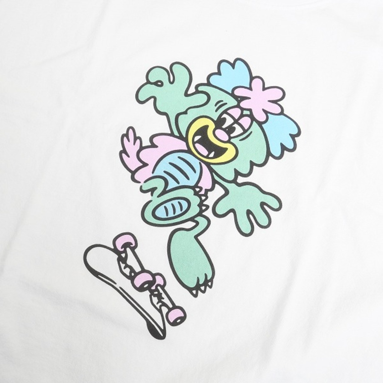 Size【M】 VERDY ヴェルディ HONG KONG LIMITED VISTY SKATEBOARD T  