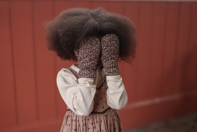 little cotton clothes/Patty Pinafore in Rosehip Floral