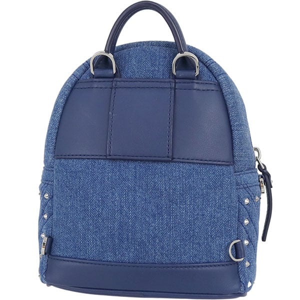 Used MCM エムシーエム バックパック ミニ スタッズ デニム Used MCM エムシーエム バックパック ミニ スタッズ デニム