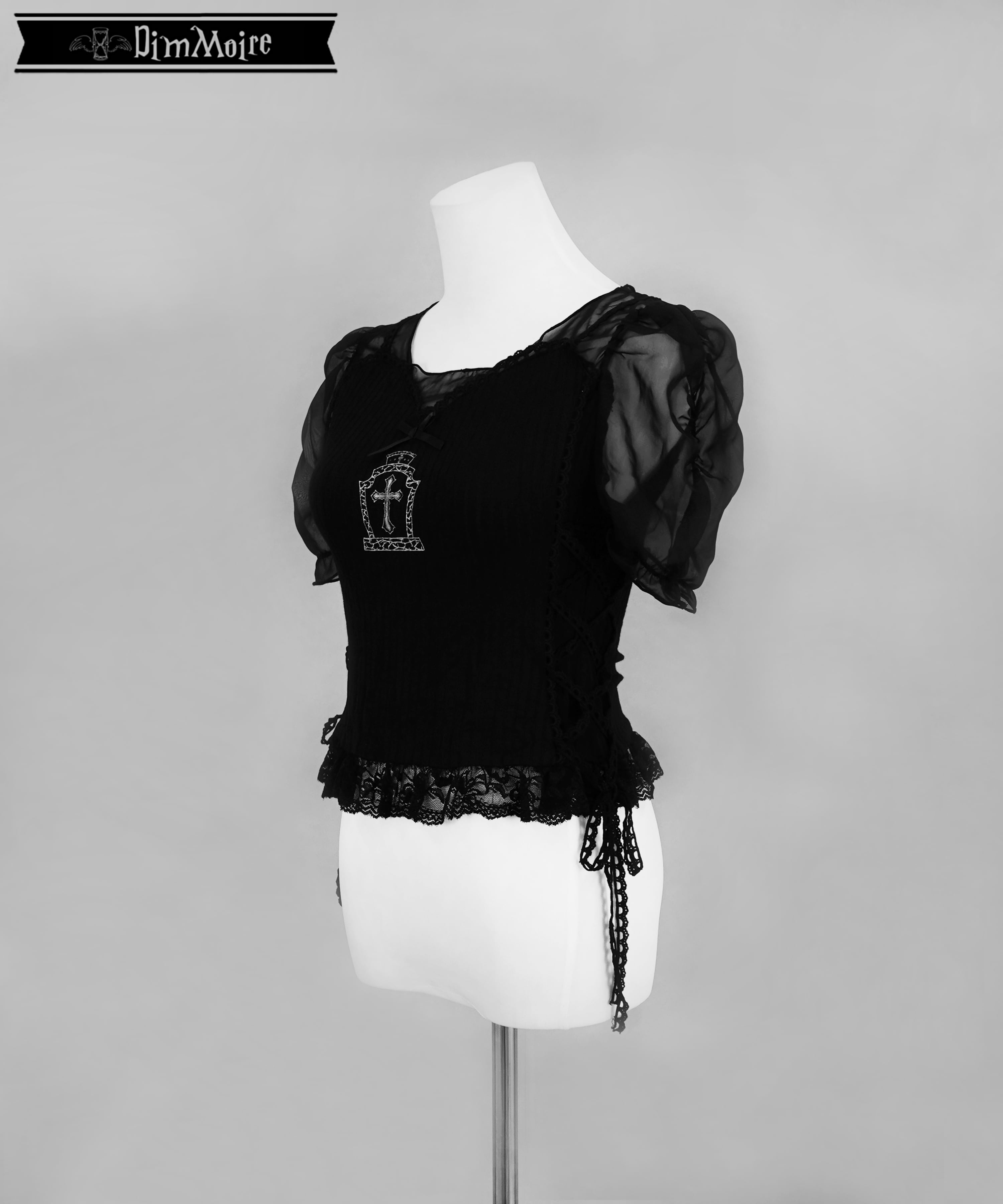 Gothicチュールトップス【Black】 | DimMoire