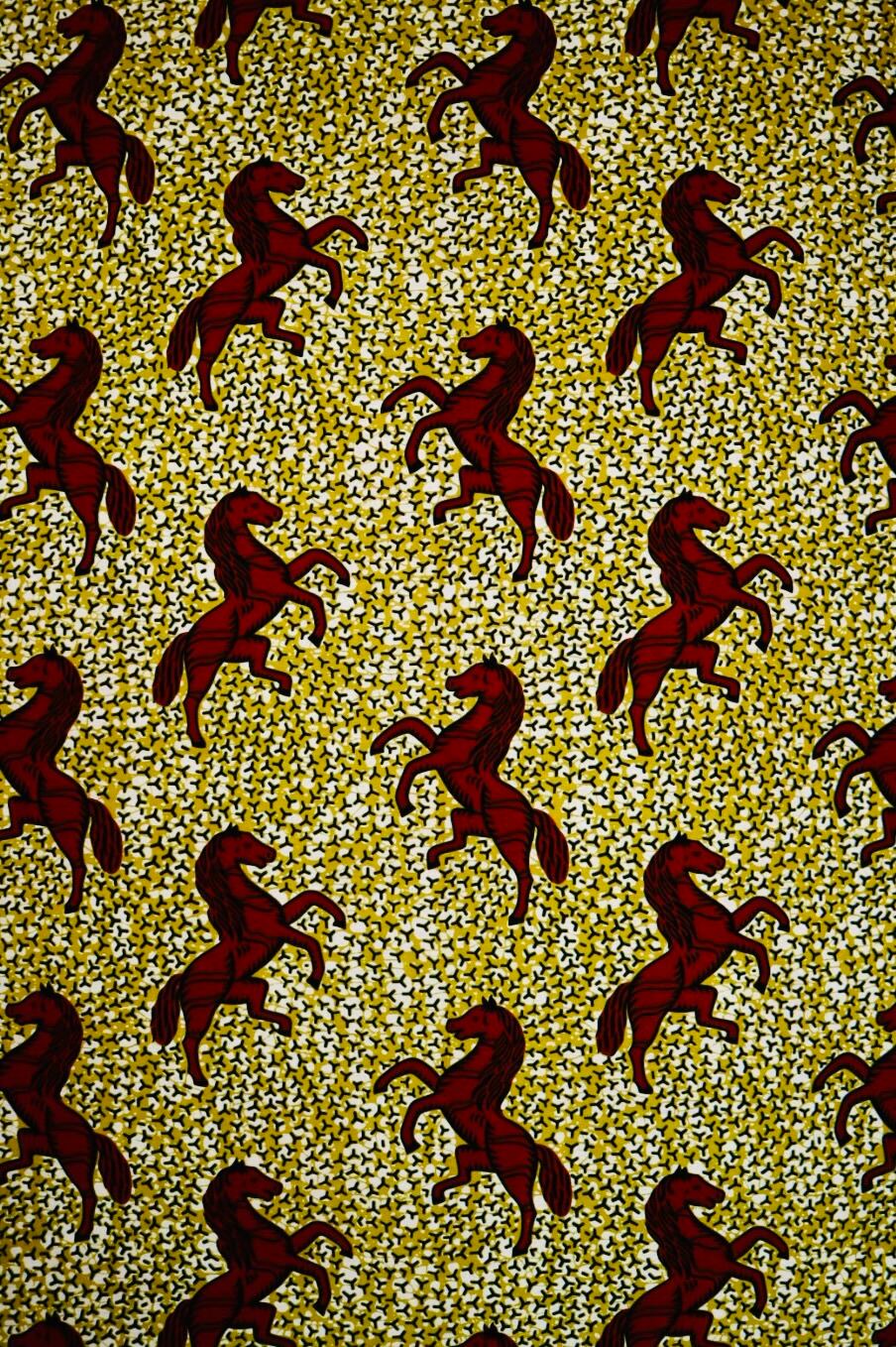 アフリカ　工芸品　布 売切】103アフリカ布ブルーサークル – アフリカ布とスパイスの