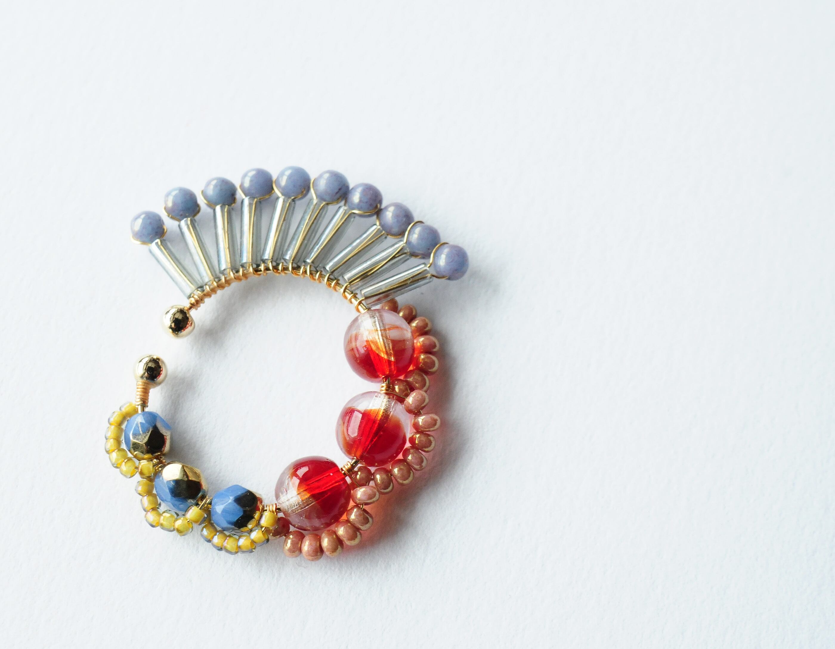 ＜Rollo～イロヅクビジュー～＞イヤーカフ『 ハミングバード/hummingbird 』<41>