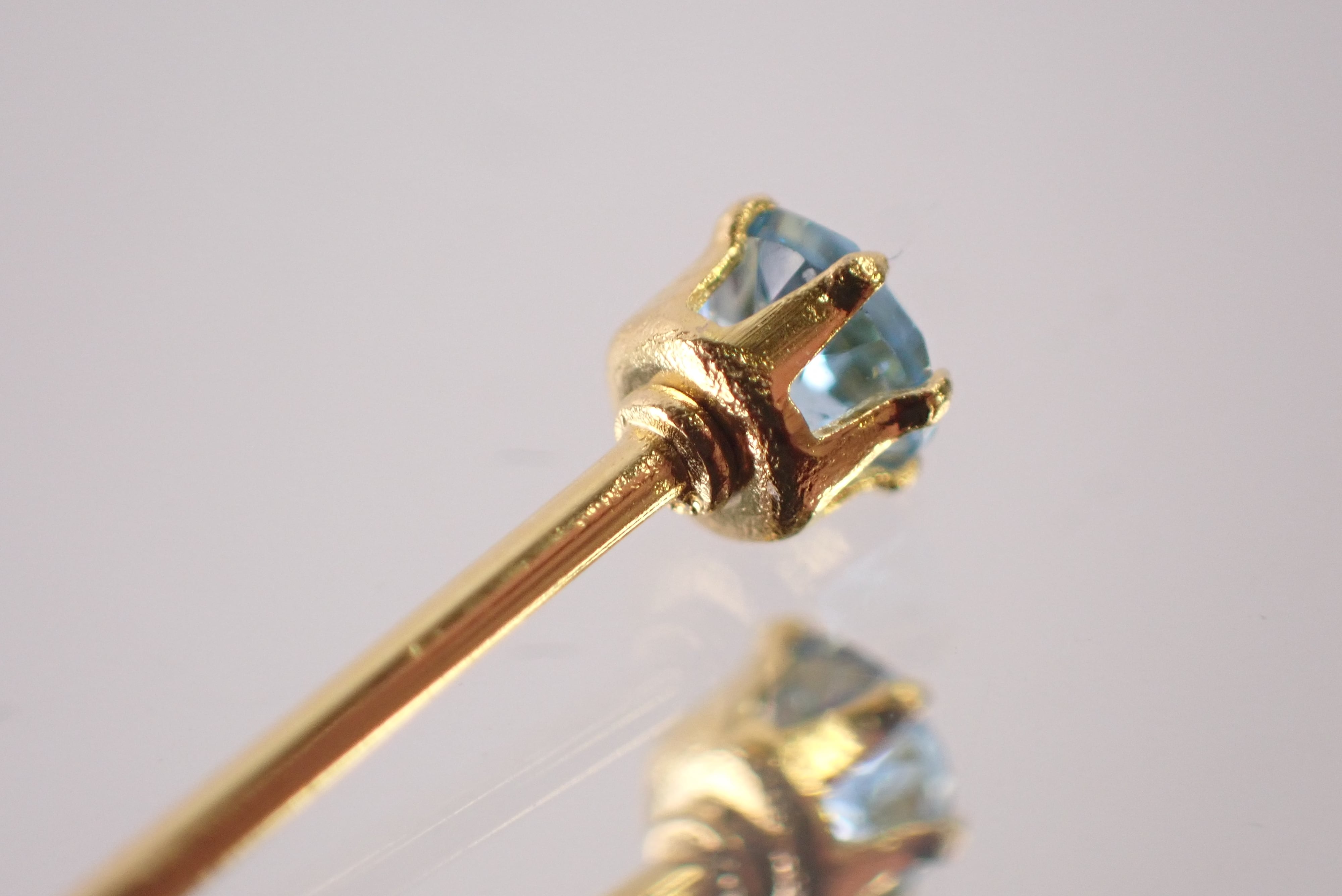 スイスブルートパーズピアス 約3mm [D9-117] | differencee(ディファ