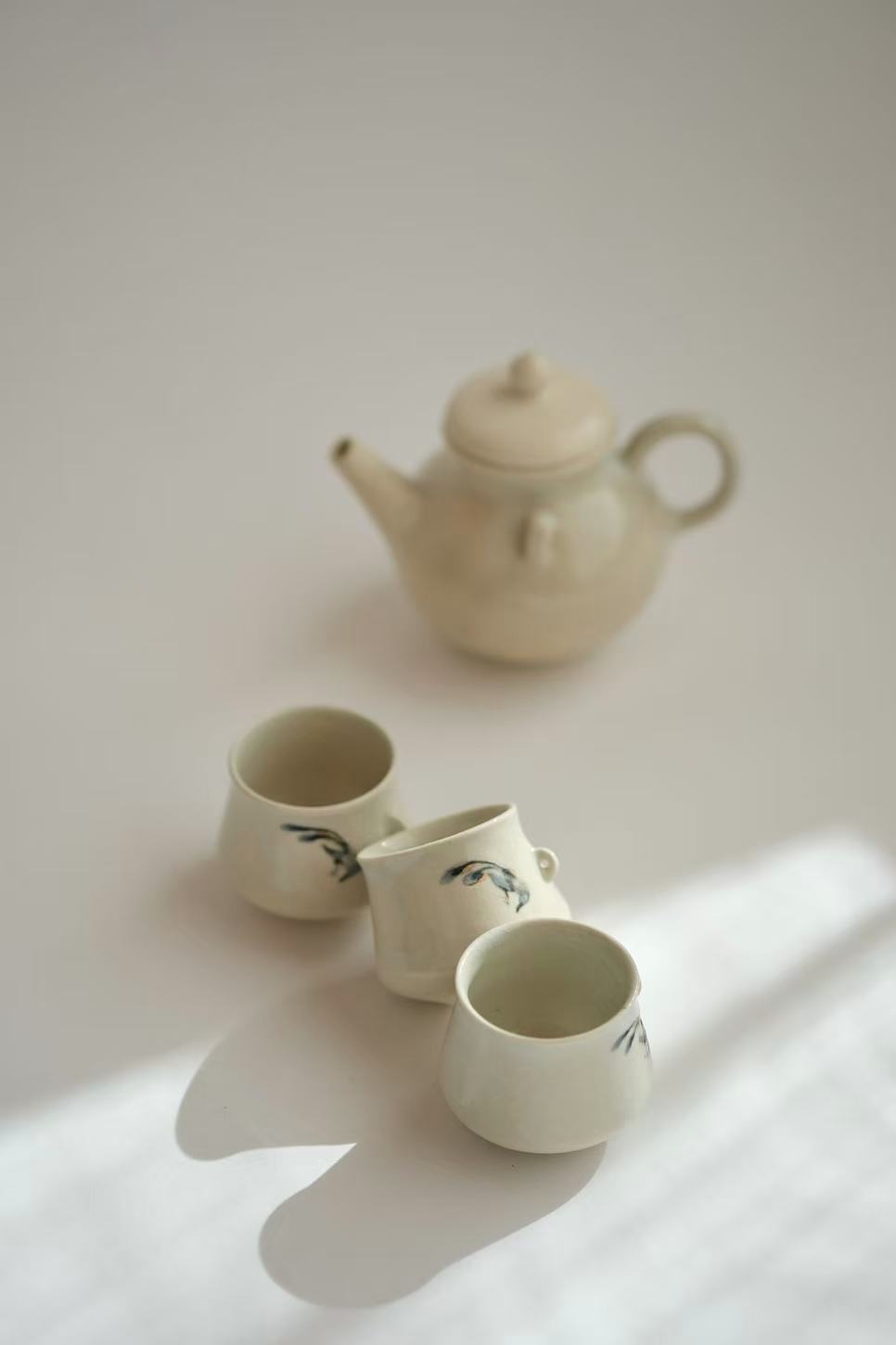 松本郁美 Ikumi Matsumoto - 白磁茶杯 cups | Road of Tea 茶ノ路