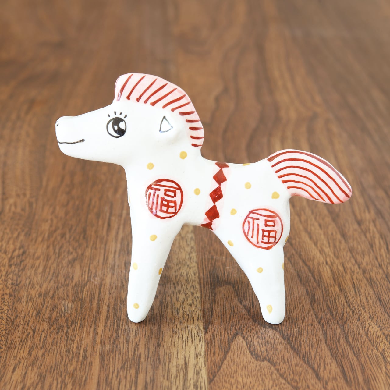 山口祥治 干支フィギュア 午(ウマ)「ウマジャロウ UJ-133」 工房:喜鶴製陶(有田焼)