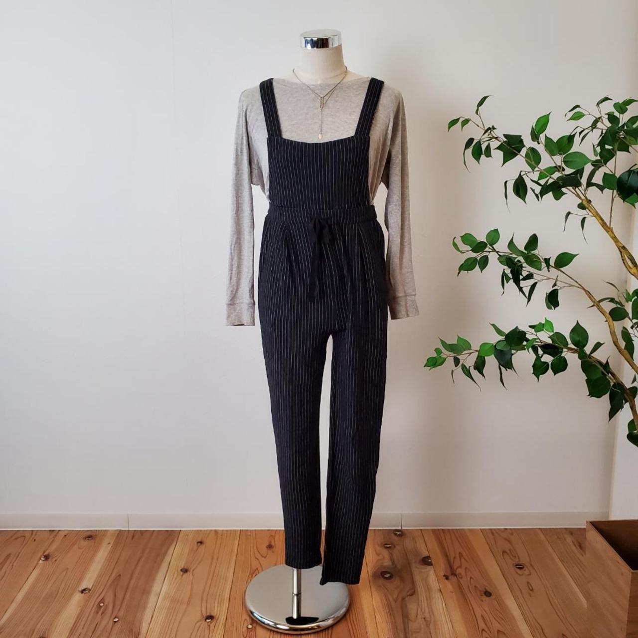 【USED】rienda　リエンダ　サロペット春ピクニックキャンプオフィス