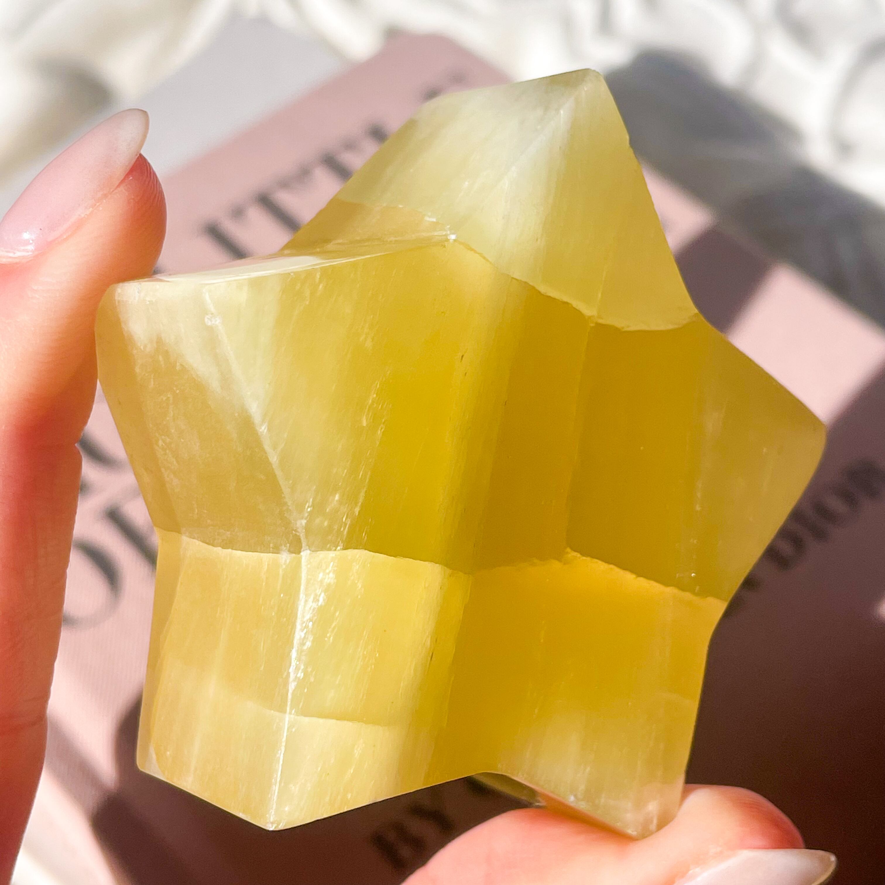 Lemon Calcite Star 3 ✧ レモンカルサイト | FLUXY - 天然石と