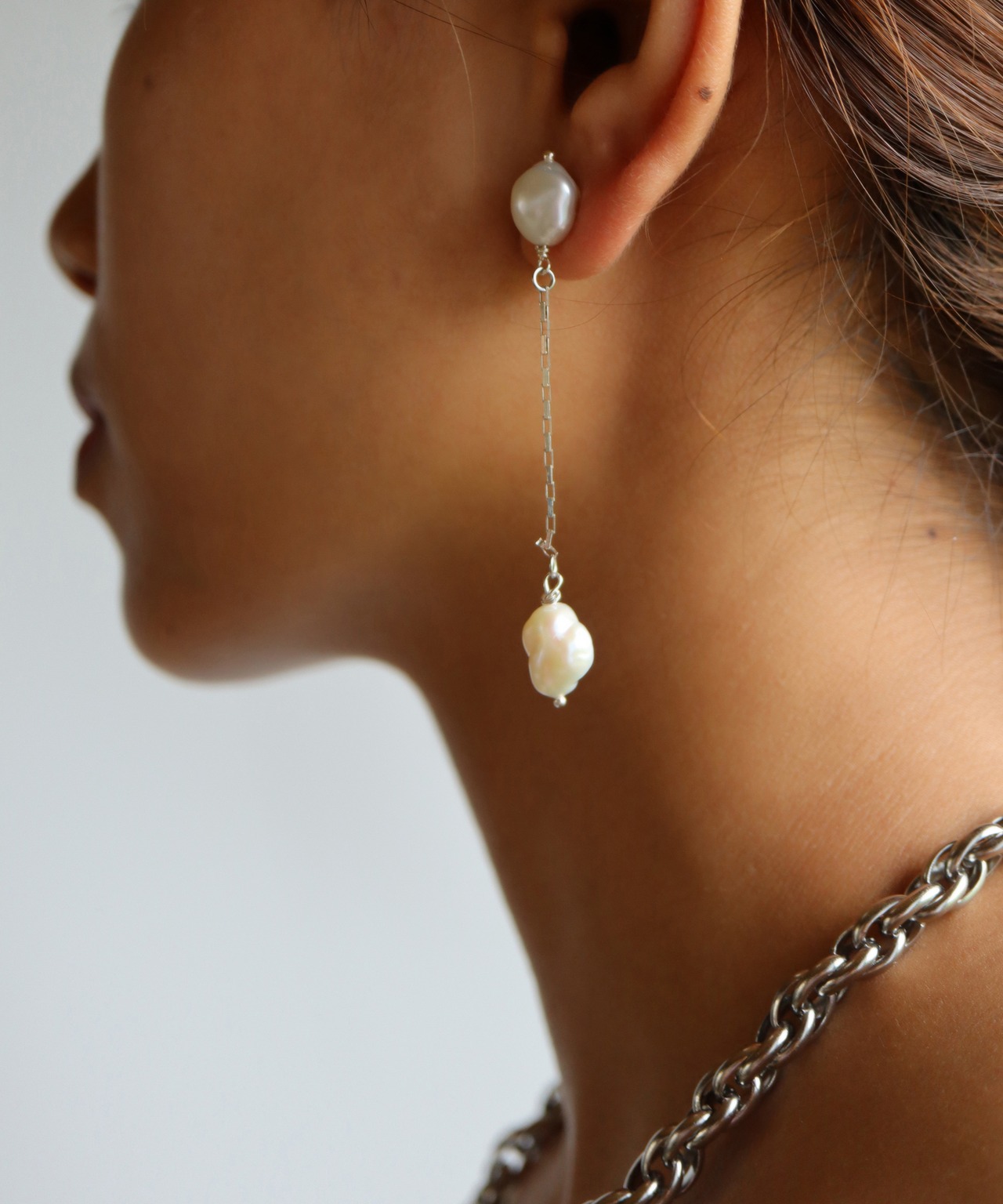 パールロングピアスM/024033