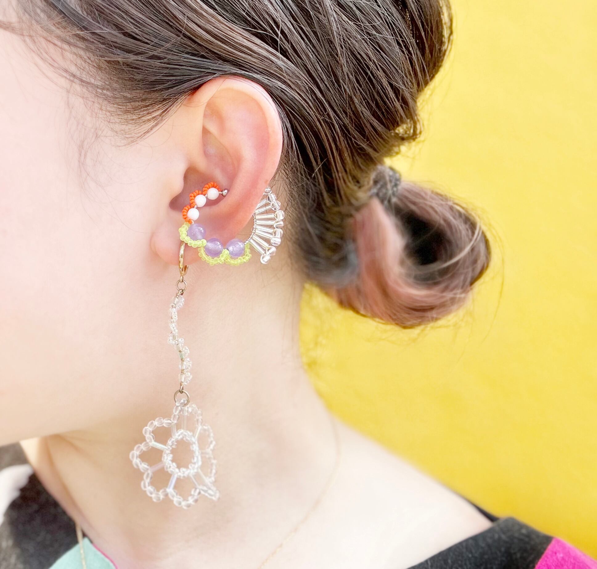 ＜Rollo～イロヅクビジュー～＞イヤーカフ『 ハミングバード/hummingbird 』<R>