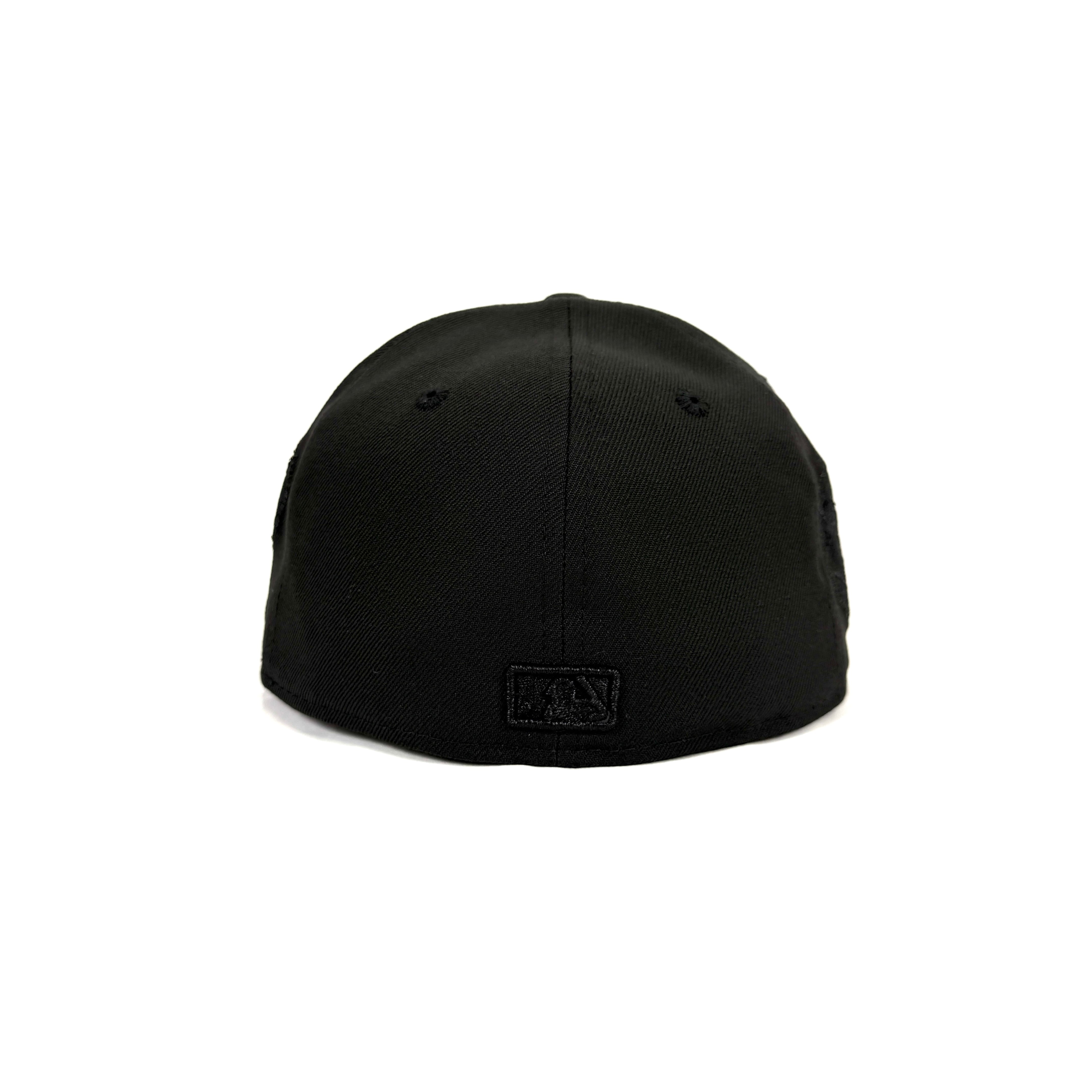 W logo All black Chief Wahoo Cleveland Indians 100th anniversary