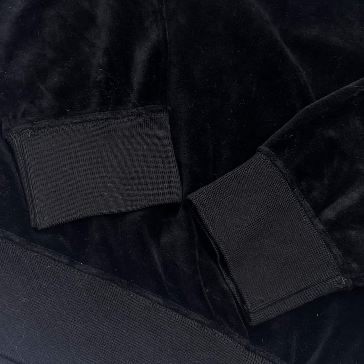 新品 Valenza po Sports バレンザポー ベルベット ベロア 長袖シャツ カットソー 40/ブラック レディース