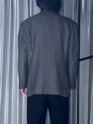 vintage GIANNI VERSACE glen check tailored jacket