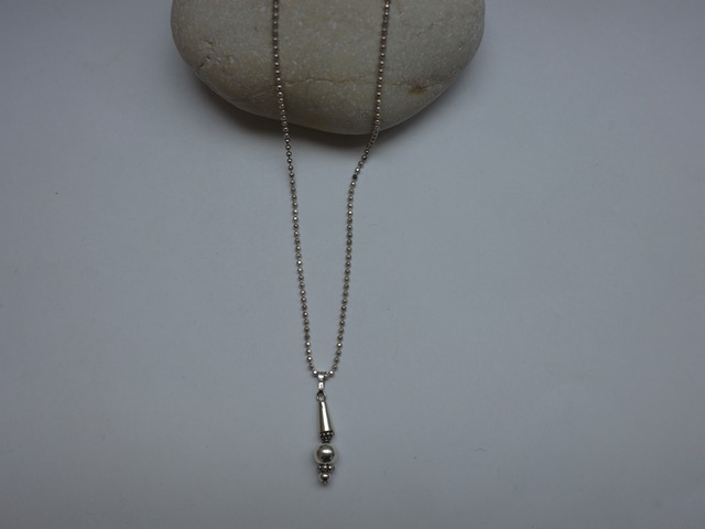 〈vintage silver925〉petit bali necklace