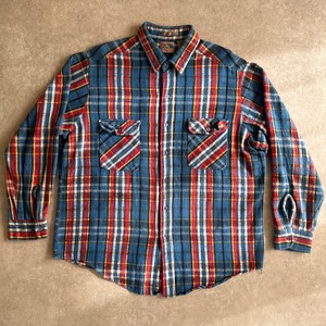 1990s  PINE GROVE  L/S  Flannel Shirt  XL  H708