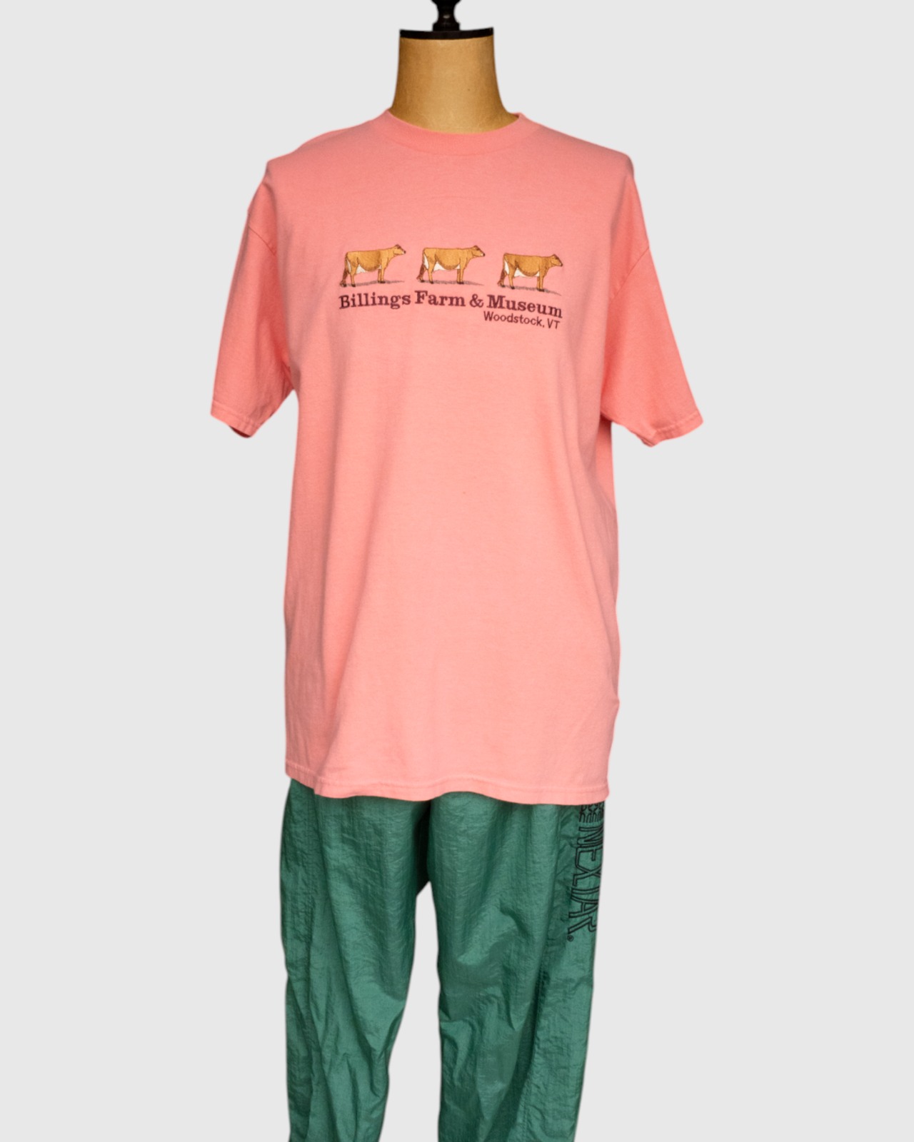 【古着】"Billings Farm & Museum" ジャージー牛3頭　刺繍 Tシャツ - 3