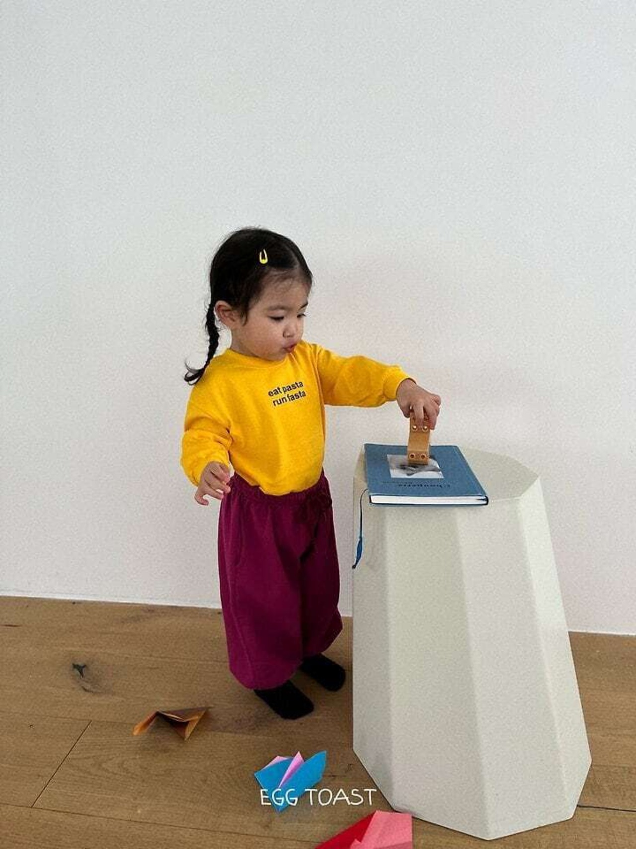 【取寄】EGG TOAST ｜パスタTシャツ｜秋服｜韓国子供服｜26/AT
