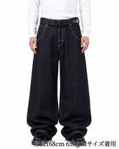 【限定入荷】クロスベルトワイドデニム(OR-E6680)