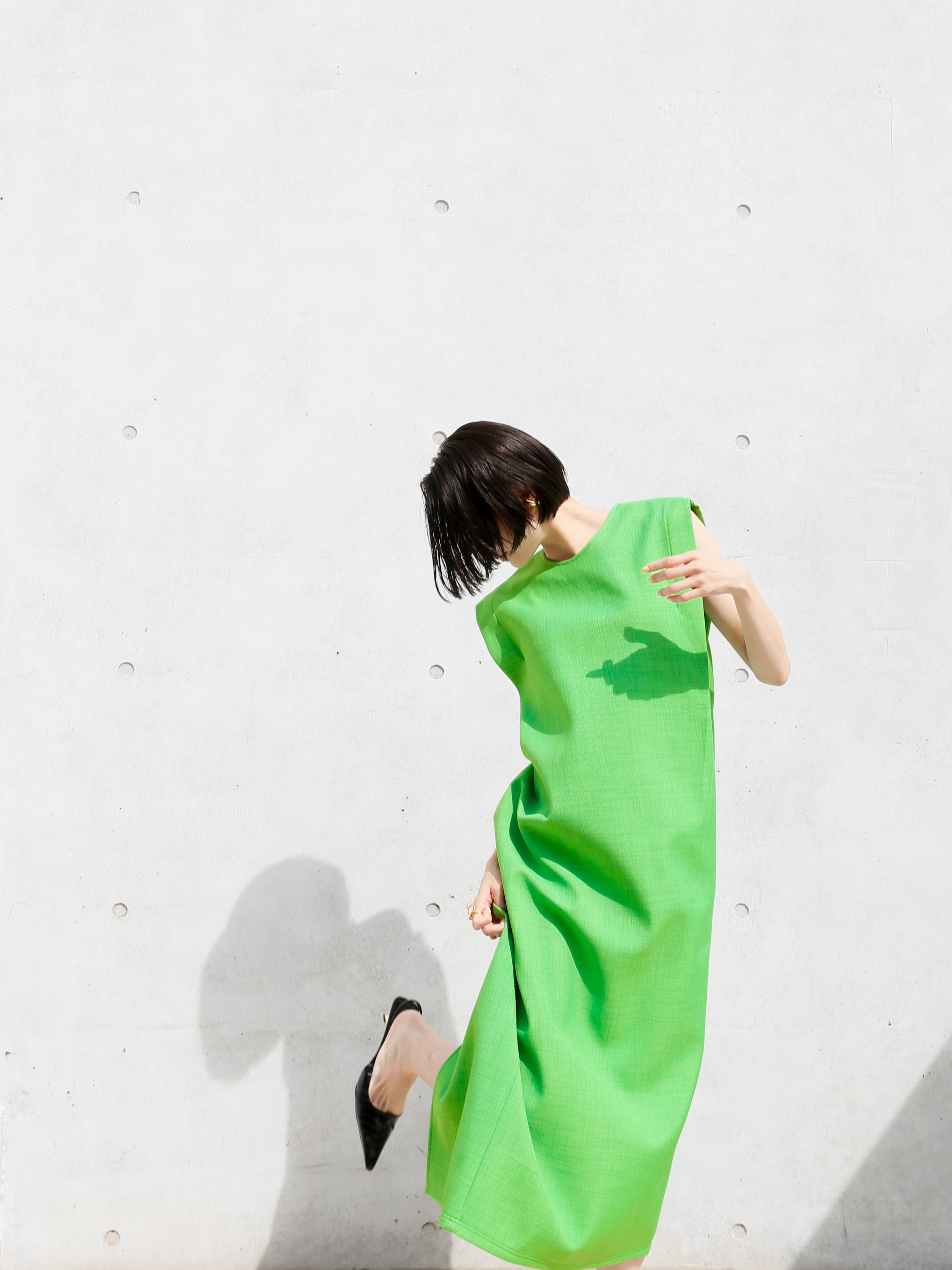 shoulder tuck box onepiece | Katrin TOKYO