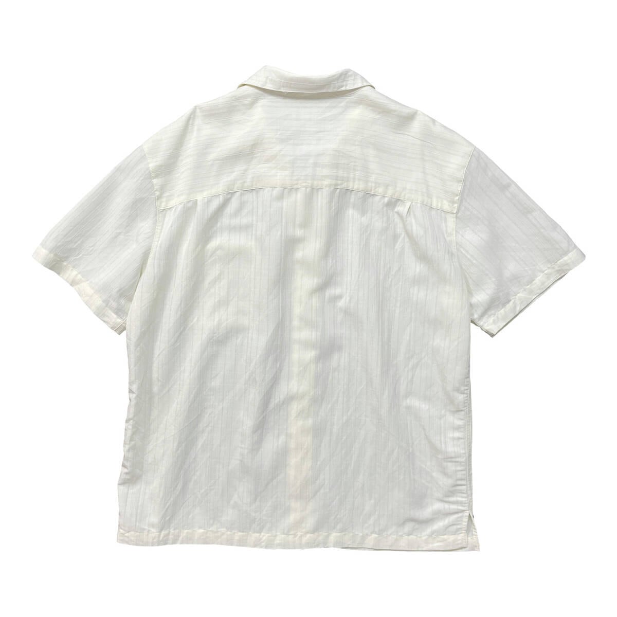 USA 古着 Island Shores アイランドショアーズ レーヨン/ポリ 開襟